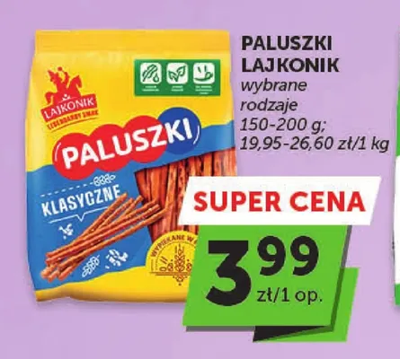 Paluszki Lajkonik promocja w Groszek
