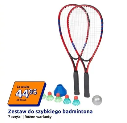 Zestaw do szybkiego badmintona 7 części promocja w Action