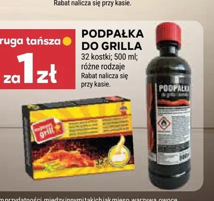 Podpałka do grilla płynna promocja w Stokrotka