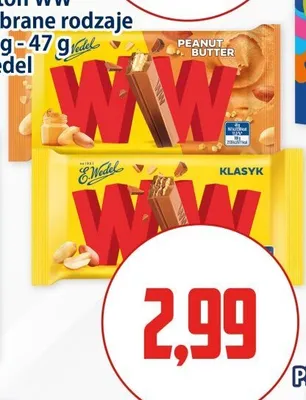 Baton WW Peanut Butter E.Wedel promocja w Kupiec
