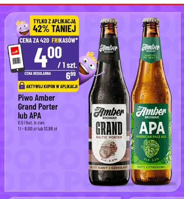 Piwo Amber Grand Porter promocja w POLOmarket