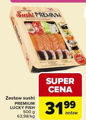 Zestaw sushi premium promocja w Carrefour