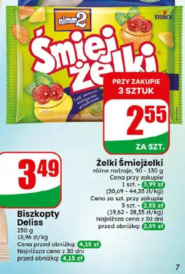 Żelki kwaśne nimm2 Śmiejżelki promocja w Dino