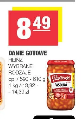 Danie gotowe Pudliszki promocja w SPAR