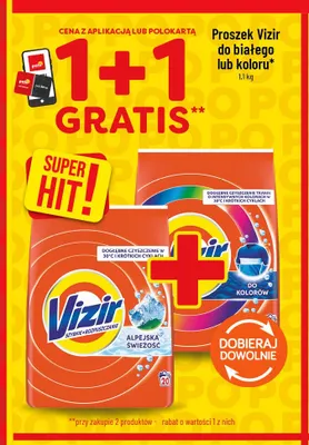 Proszek Vizir do koloru promocja w POLOmarket