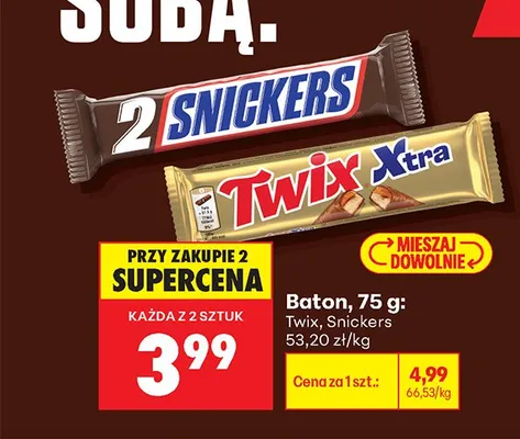 Baton Snickers promocja w Biedronka