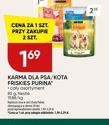 Karma dla psa Friskies Purina Nestlé promocja w Chata Polska