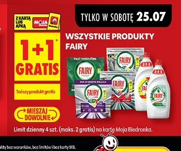 Produkty Fairy promocja w Biedronka
