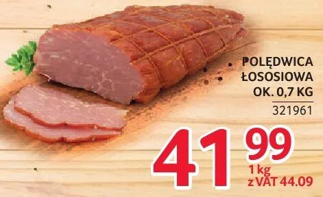 Polędwica łososiowa ZMB Białystok ok. 0,7kg promocja w Selgros