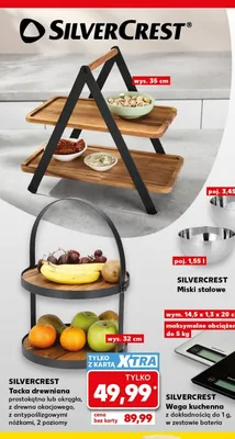 Tacka drewniana prostokątna Silvercrest promocja w Kaufland