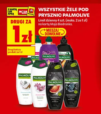 Żele pod prysznic Palmolive promocja w Biedronka
