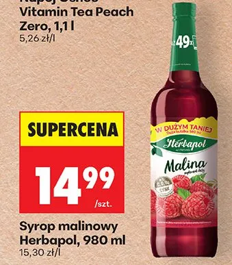 Syrop malinowy promocja w Biedronka