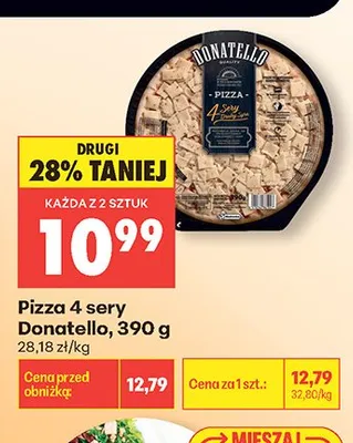 Pizza 4 sery Donatello promocja w Biedronka