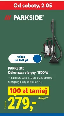 Odkurzacz piorący, 1600W promocja w Lidl