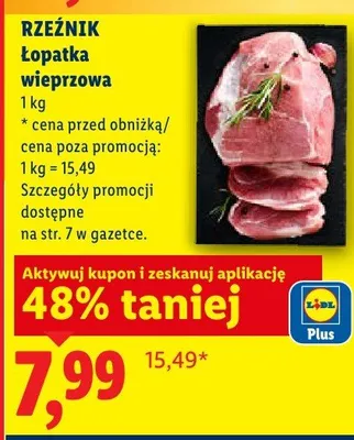 Łopatka wieprzowa promocja w Lidl