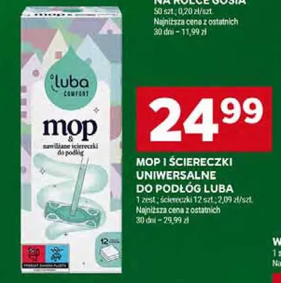 Mop i ściereczki uniwersalne do podłóg promocja w Stokrotka
