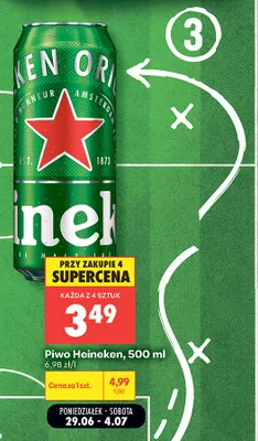Piwo Heineken promocja w Biedronka
