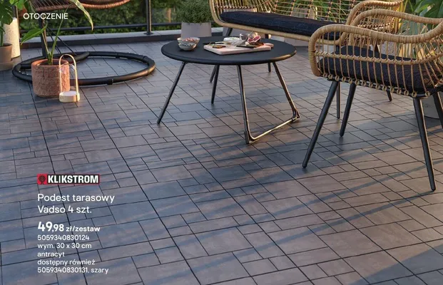 Podest tarasowy Vadso 4 szt. promocja w Castorama