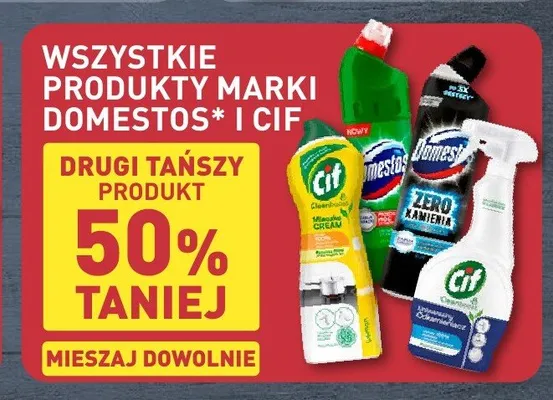 Mleczko do czyszczenia Cif Cream Lemon promocja w Aldi