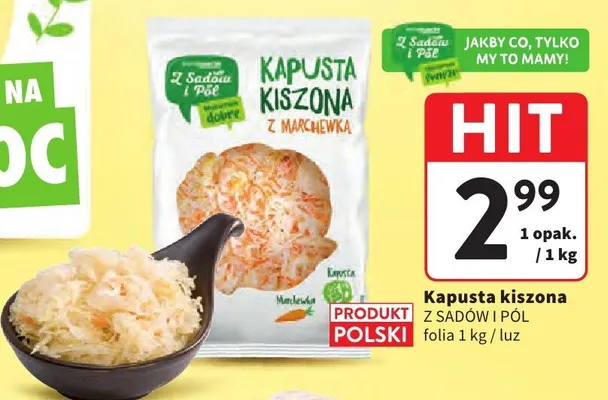 Kapusta kiszona promocja w Intermarche
