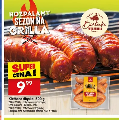 Kiełbasa śląska Białecki Wędzarnia promocja w Twój Market
