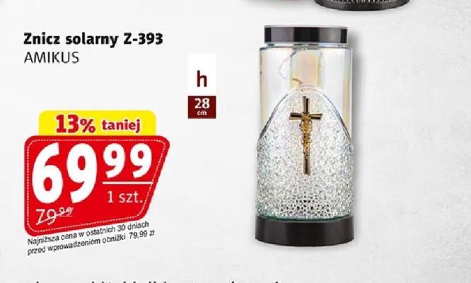 Znicz solarny Z-393 Amikus promocja w Prim Market