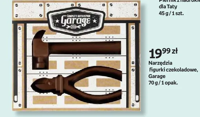 Figurki czekoladowe narzędzia Garage promocja w Empik