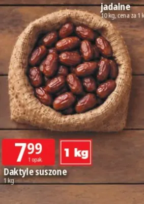 Daktyle suszone promocja w Leclerc