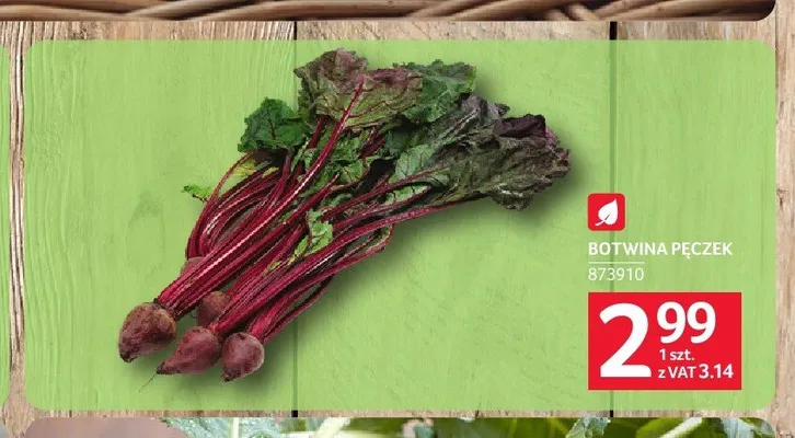 Botwina pęczek promocja w Selgros