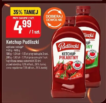 Ketchup Pudliszki promocja w POLOmarket