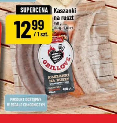 Kaszanki na ruszt Grillove Balcerzak promocja w POLOmarket