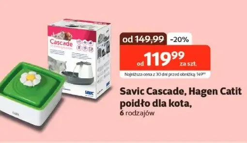 Cascade, Hagen Catit poidło dla kota promocja w KAKADU