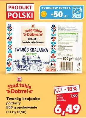 Twaróg krajanka półtłusty Stąd takie Dobre promocja w Kaufland
