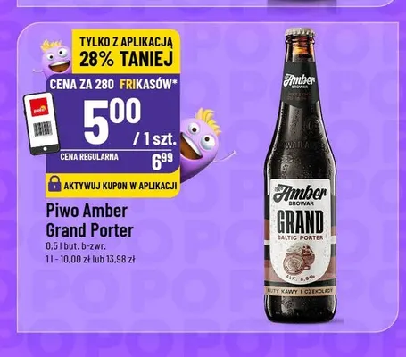 Piwo Amber Grand Porter promocja w POLOmarket