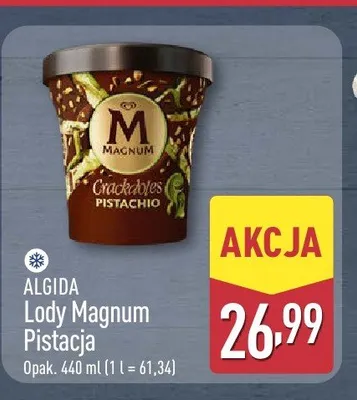 Lody ALGIDA Magnum Pistacja promocja w Aldi