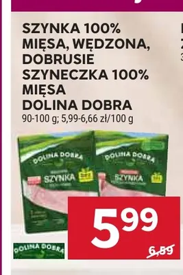 Dobrusie szyneczka 100% mięsa Dolina Dobra promocja w Stokrotka