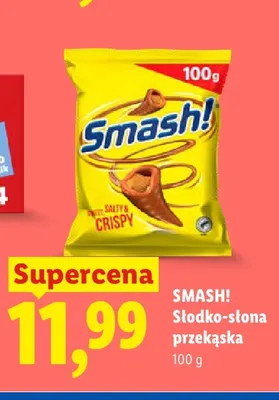 Słodko-słona przekąska Smash! promocja w Lidl