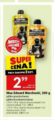 Mus Edward Warchocki jabłko-gruszka-banan promocja w Twój Market