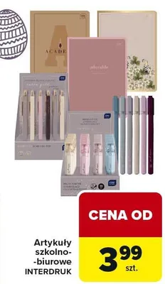Artykuły szkolno-biurowe Interdruk promocja w Carrefour