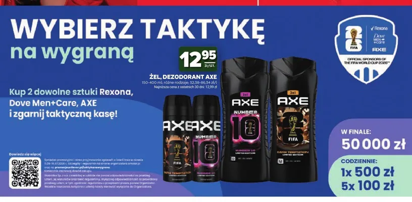 Dezodorant AXE promocja w Stokrotka