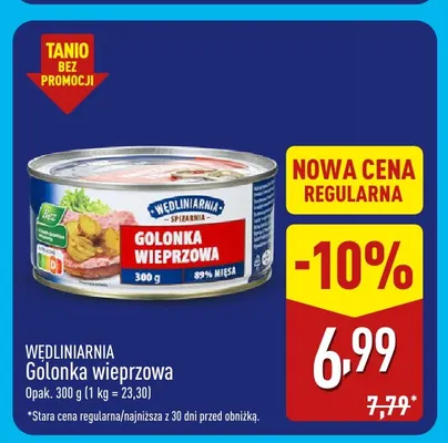 Golonka wieprzowa Wędliniarnia promocja w Aldi