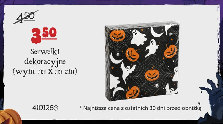 Serwetki dekoracyjne 33x33 cm promocja w MR. DIY
