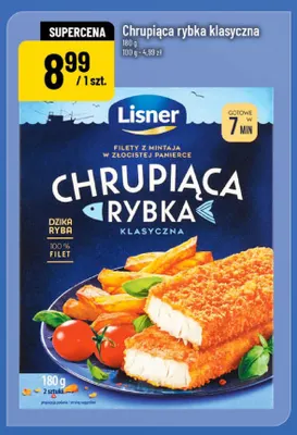 Chrupiąca rybka klasyczna Lisner promocja w POLOmarket