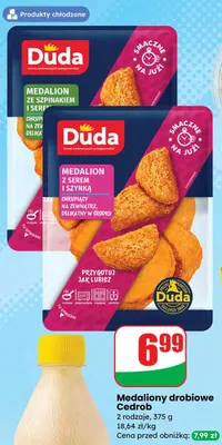 Medaliony drobiowe promocja w Dino