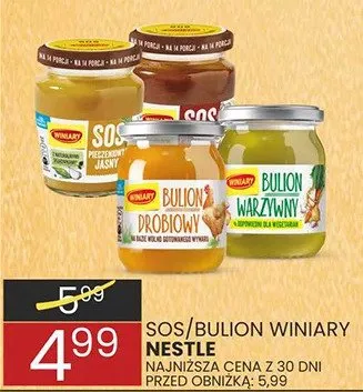 Sos/Bulion różne rodzaje promocja w Wafelek