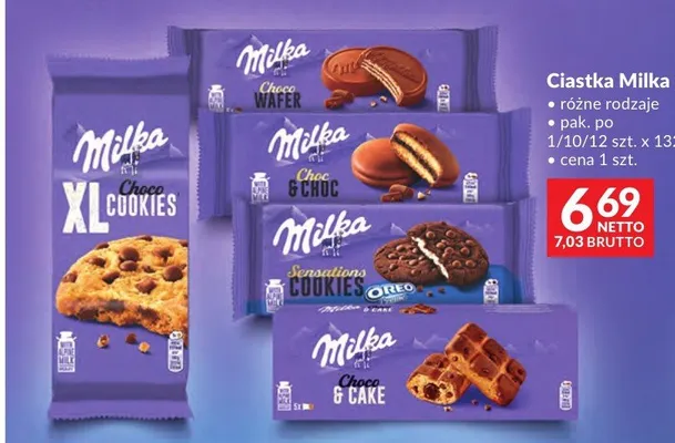 Ciastka Sensations Cookies Oreo Milka promocja w Makro