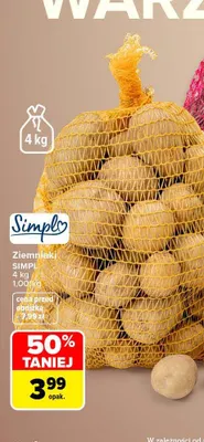 Ziemniaki Simpl promocja w Carrefour Market