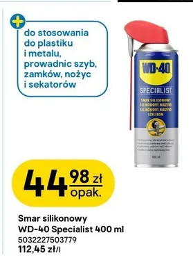Smar silikonowy WD-40 Specialist promocja w Castorama