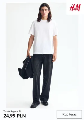 T-shirt Regular Fit H & M promocja w H&M