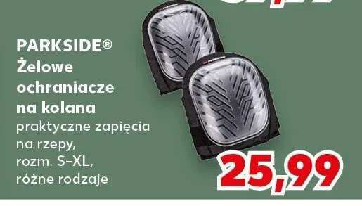 Żelowe ochraniacze na kolana praktyczne zapięcia na rzepy, rozm. S-XL, różne rodzaje promocja w Kaufland
